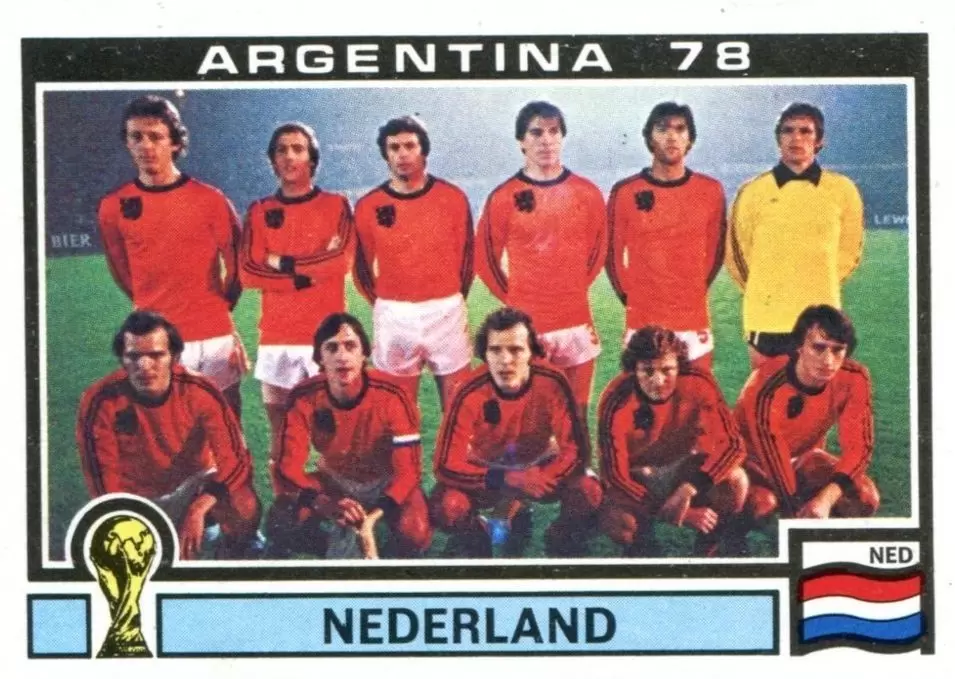 Argentina 78 World Cup - Netherlands Team - Netherlands