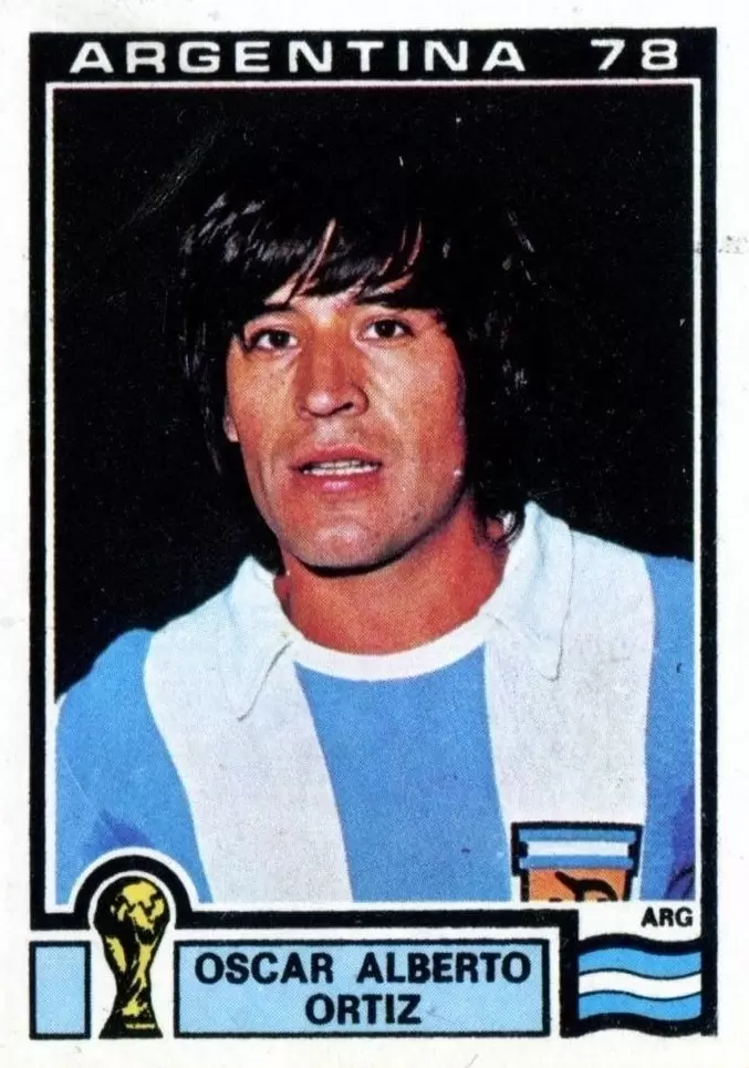 Argentina 78 World Cup - Oscar Alberto Ortiz - Argentina