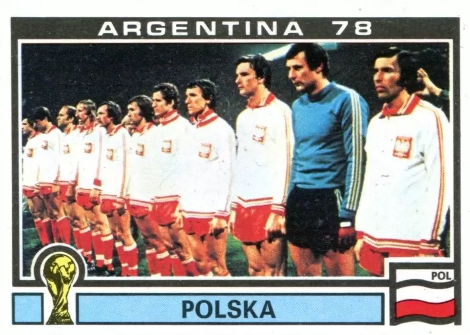 Argentina 78 World Cup - Poland Team - Poland