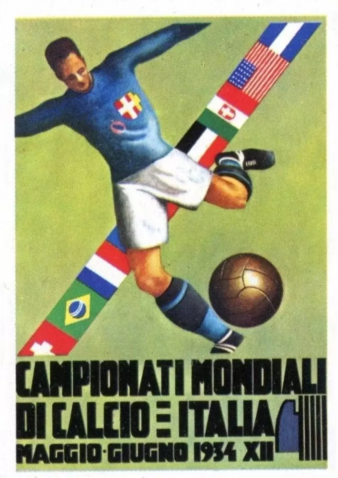 Argentina 78 World Cup - Poster Italia 1934 - History: WC 1934
