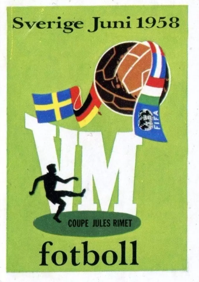 Argentina 78 World Cup - Poster Sweden 1958 - History: WC 1958