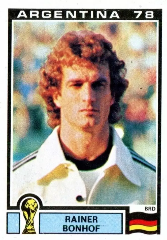 Argentina 78 World Cup - Rainer Bonhof - West Germany