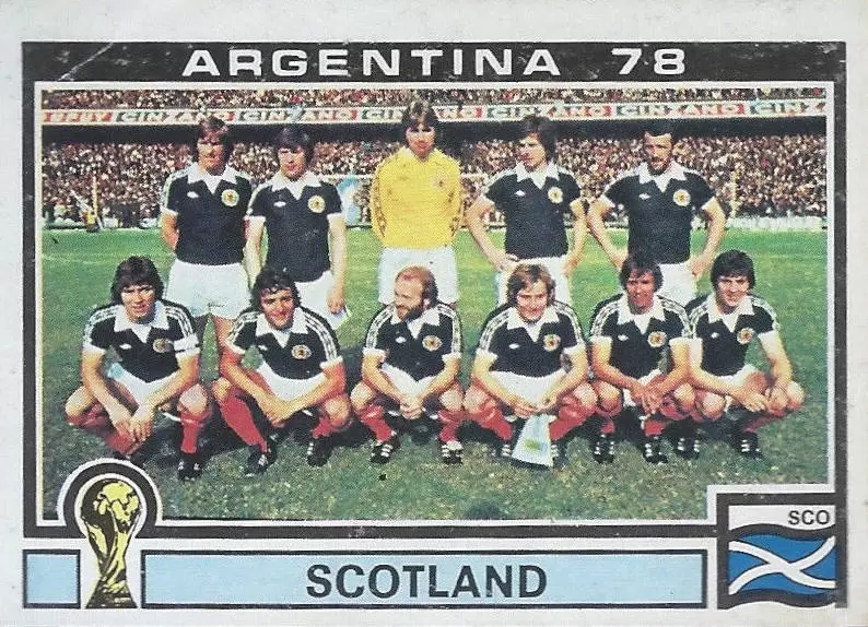 Argentina 78 World Cup - Scotland team - Scotland