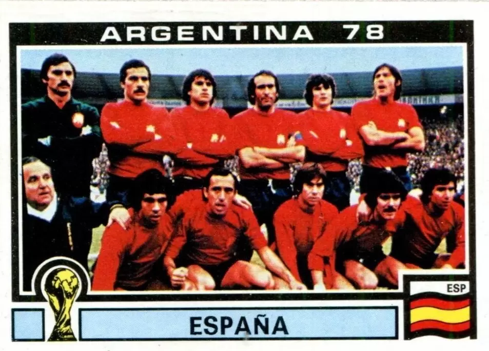 Argentina 78 World Cup - Spain Team - Spain