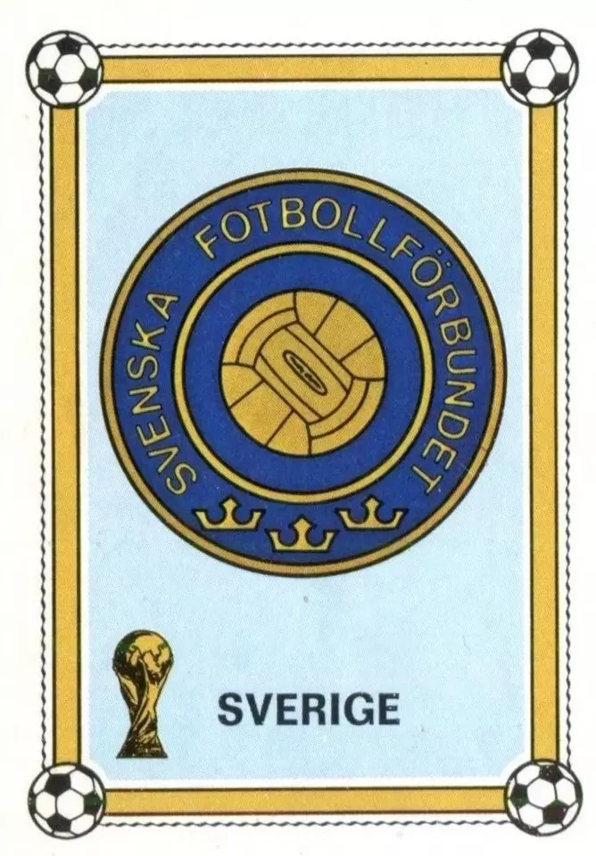 Argentina 78 World Cup - Sweden Federation - Sweden