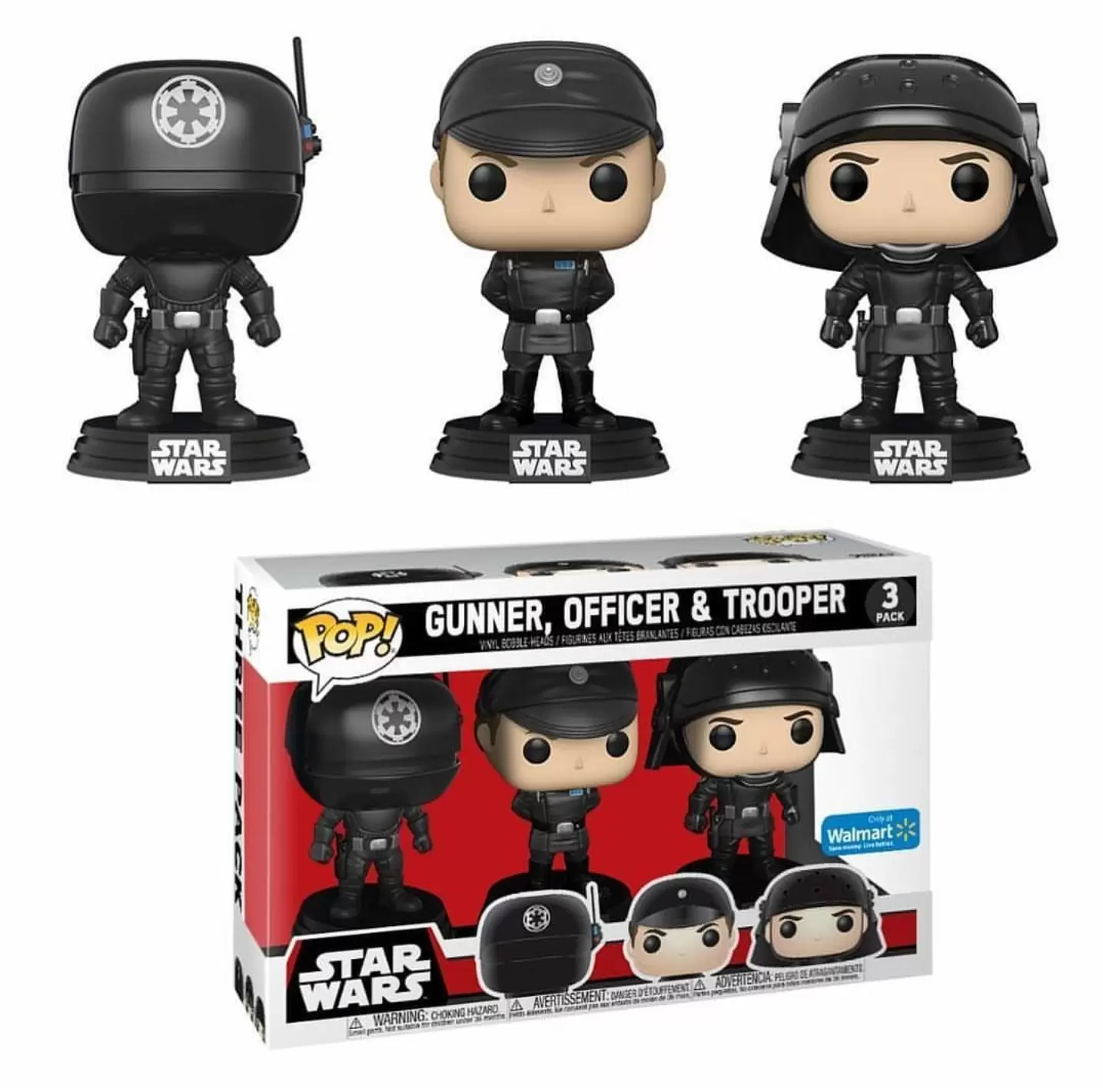 POP! Star Wars - Death Star 3-Pack : Gunner, Officer & Trooper