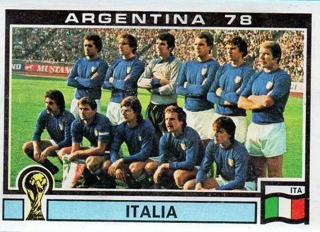 Argentina 78 World Cup - Italia Team - Italia