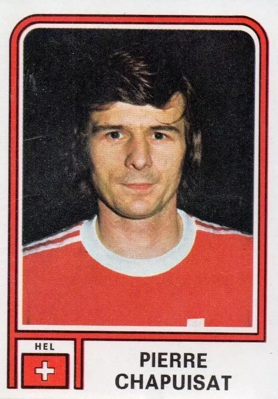 Argentina 78 World Cup - Pierre Chapuisat - Switzerland