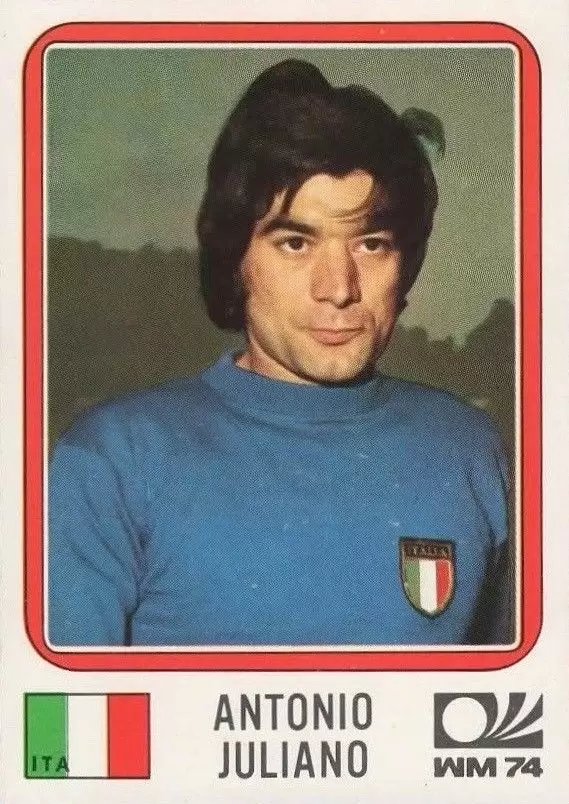 München 74 World Cup - Antonio Juliano - Italia