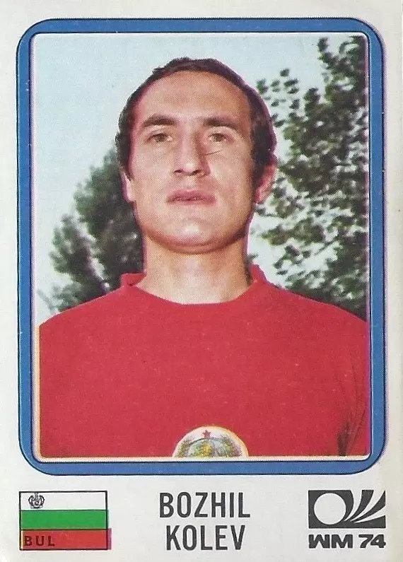 München 74 World Cup - Bozhil Kolev - Bulgaria