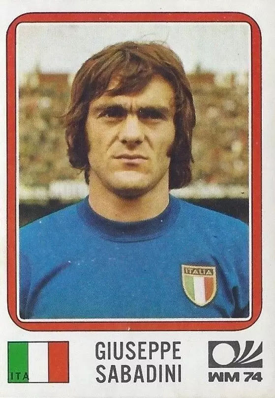 München 74 World Cup - Giuseppe Sabadini - Italia