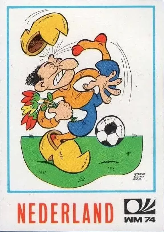 München 74 World Cup - Holland Caricature - Holland