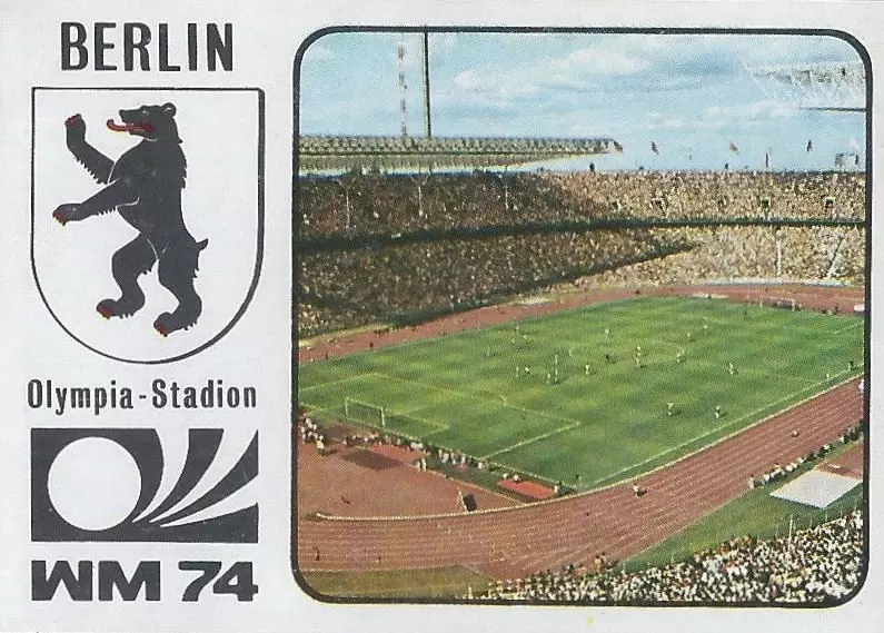 München 74 World Cup - Olympia Stadion - Berlin - Stadiums