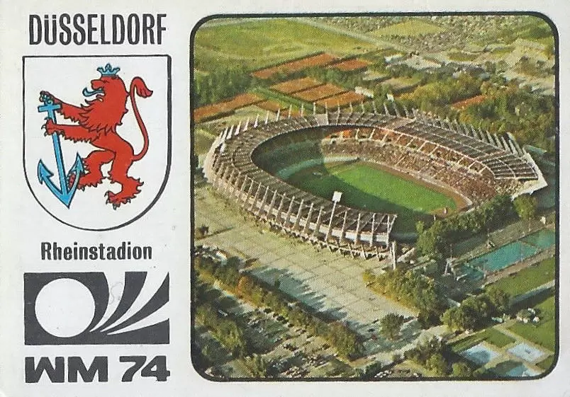 München 74 World Cup - Rheinstadion - Stadiums