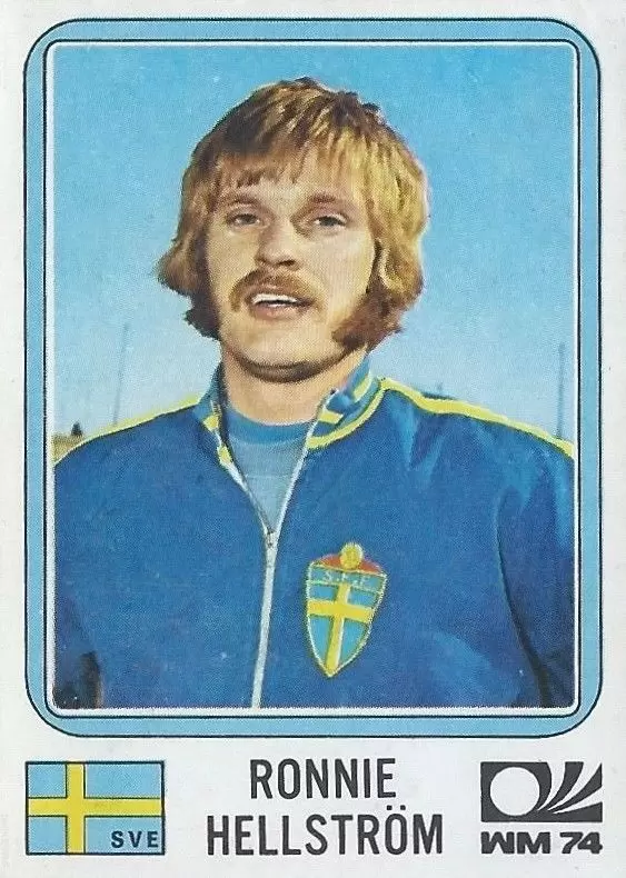 München 74 World Cup - Ronnie Hellstrom - Sweden