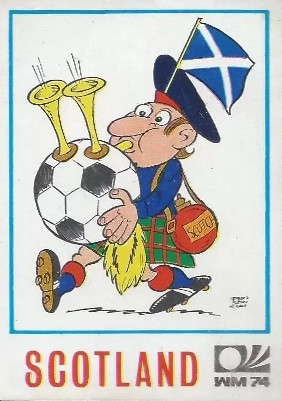 München 74 World Cup - Scotland Caricature - Scotland