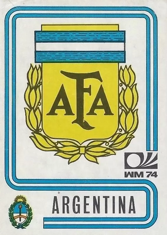 München 74 World Cup - Badge Argentina - Argentina