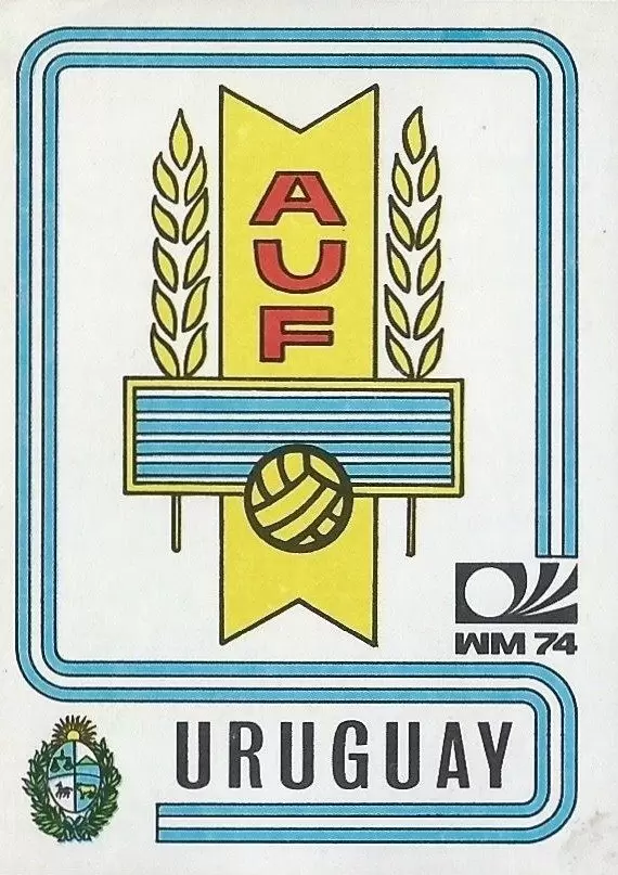 München 74 World Cup - Badge Uruguay - Uruguay