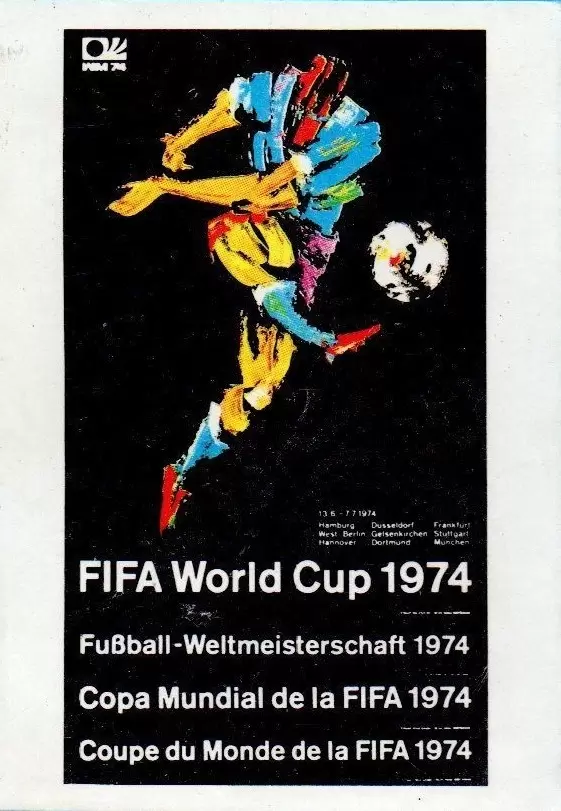 München 74 World Cup - World Cup 74 Poster - Special