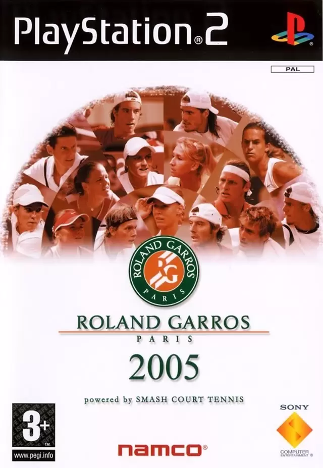 Jeux PS2 - Roland Garros 2005 : Powered by Smash Court Tennis