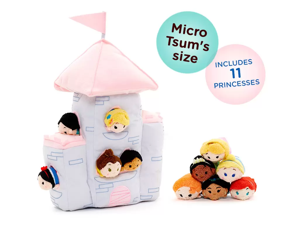 Tsum Tsum Bag And Set - Micro Disney Princess Castle