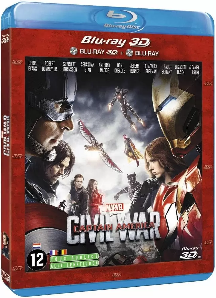 Films MARVEL - Captain America : Civil War 3D