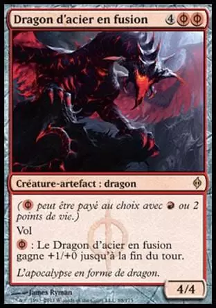 La Nouvelle Phyrexia - Dragon d\'acier en fusion