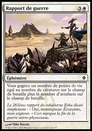 La Nouvelle Phyrexia - Rapport de guerre