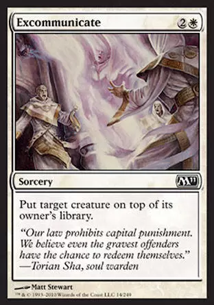 2011 Core Set (M11) - Excommunication