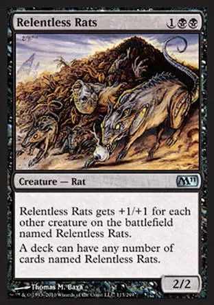 2011 Core Set (M11) - Rats implacables