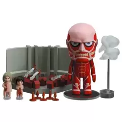 Colossal Titan and Attack on Titan Playset