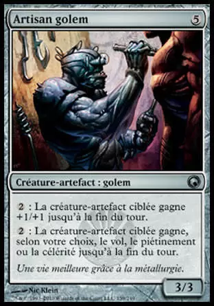 Cicatrices de Mirrodin - Artisan golem