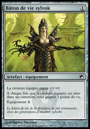 Cicatrices de Mirrodin - Bâton de vie sylvok