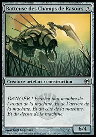 Cicatrices de Mirrodin - Batteuse des Champs de Rasoirs