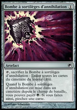 Cicatrices de Mirrodin - Bombe à sortilèges d\'annihilation