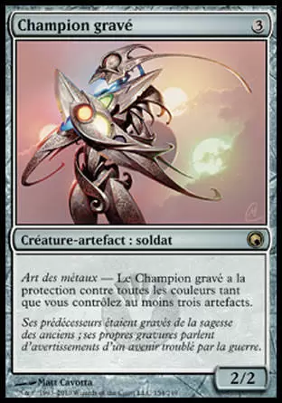 Cicatrices de Mirrodin - Champion gravé