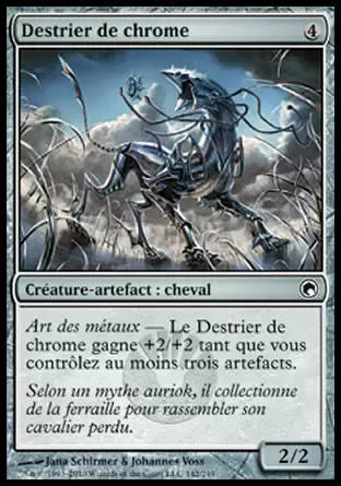 Cicatrices de Mirrodin - Destrier de chrome