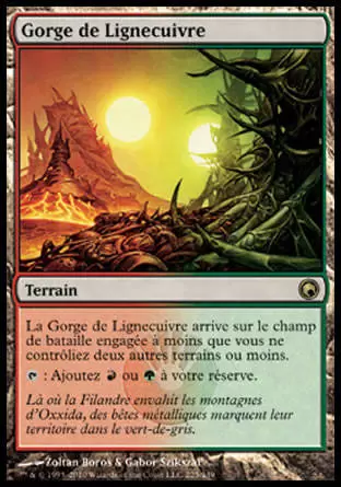 Cicatrices de Mirrodin - Gorge de Lignecuivre
