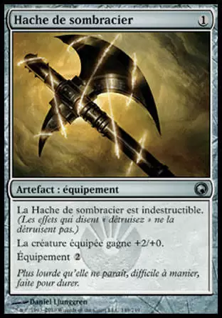 Cicatrices de Mirrodin - Hache de sombracier