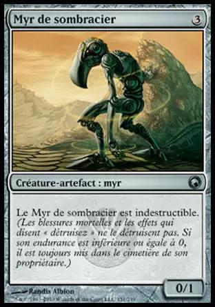 Cicatrices de Mirrodin - Myr de sombracier