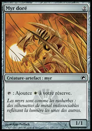 Cicatrices de Mirrodin - Myr doré