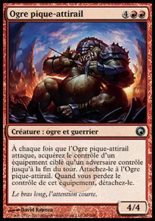 Cicatrices de Mirrodin - Ogre pique-attirail