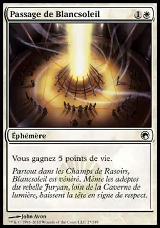 Cicatrices de Mirrodin - Passage de Blancsoleil