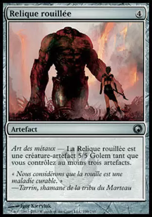 Cicatrices de Mirrodin - Relique rouillée