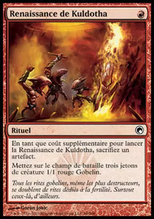 Cicatrices de Mirrodin - Renaissance de Kuldotha