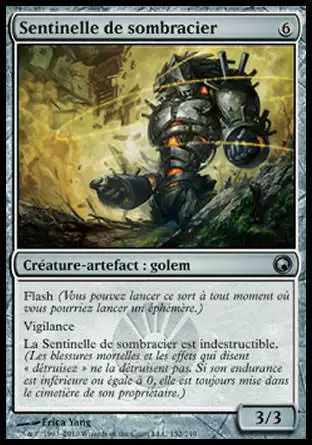Cicatrices de Mirrodin - Sentinelle de sombracier