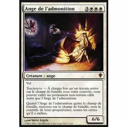 Ange de l'admonition
