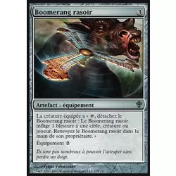 Boomerang rasoir