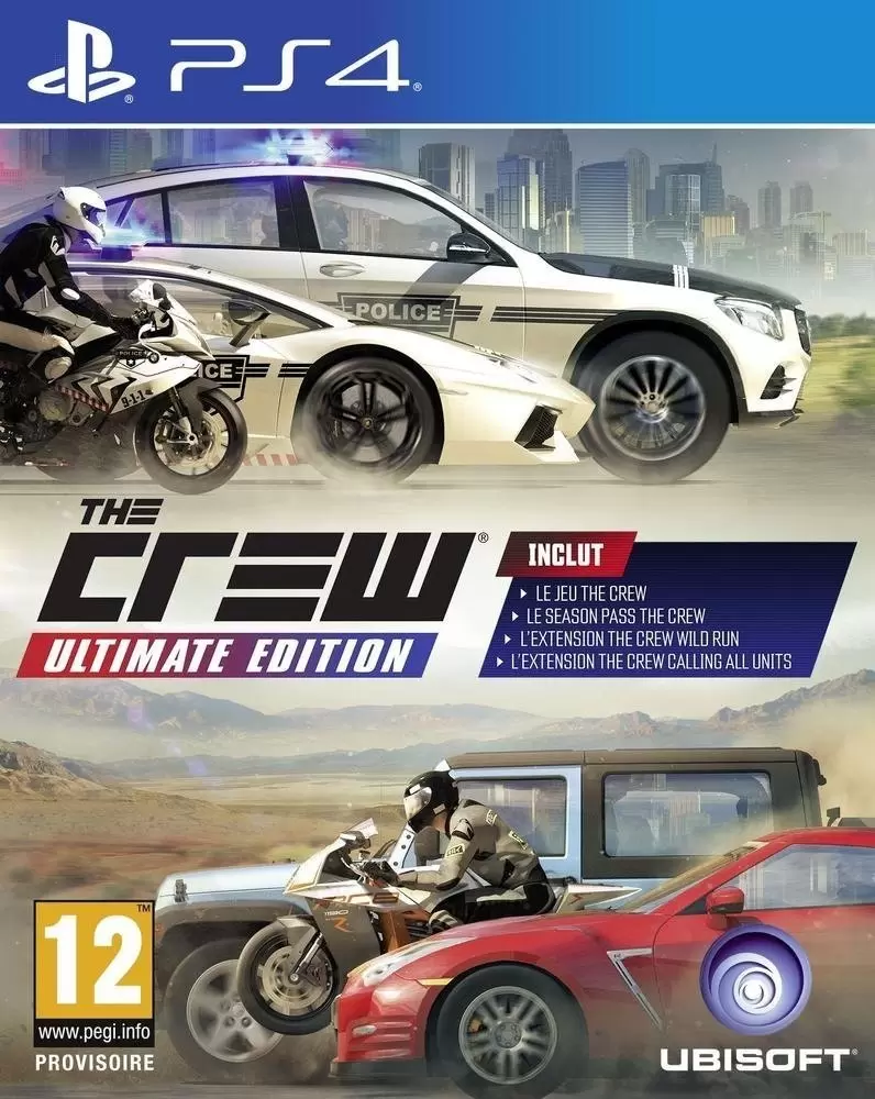 Jeux PS4 - The Crew - Ultimate Edition