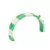 Headband Green and White
